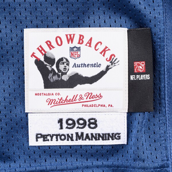Peyton Manning Indianapolis Colts 1998 Royal Authentic Jersey 4 Peyton Manning Indianapolis Colts 1998 Royal Authentic Jersey