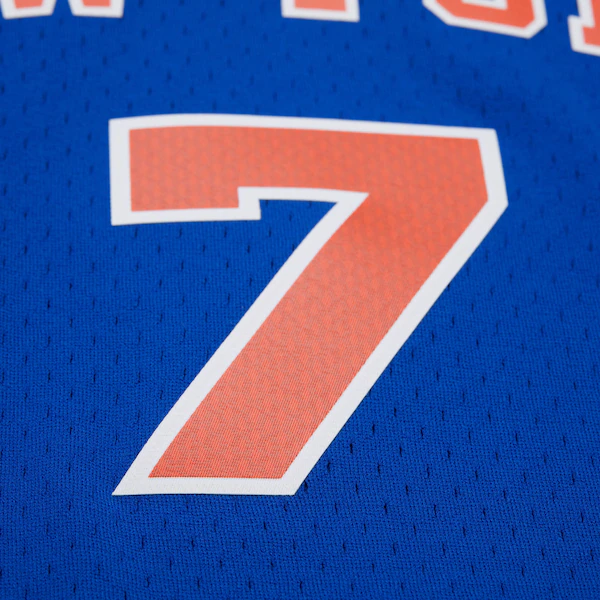 Men's Carmelo Anthony Blue New York Knicks 2010/11 Hardwood Classics Swingman Jersey
