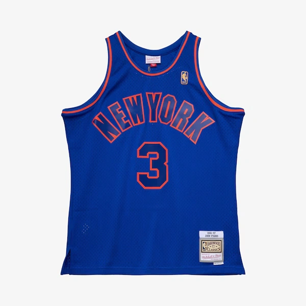John Starks New York Knicks 1996-97 Blue Swingman Player Jersey