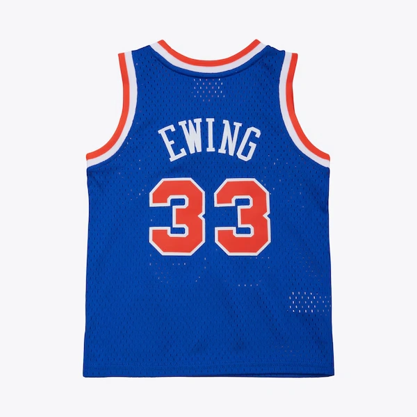 Youth Patrick Ewing New York Knicks 1991-92 Blue Swingman Jersey