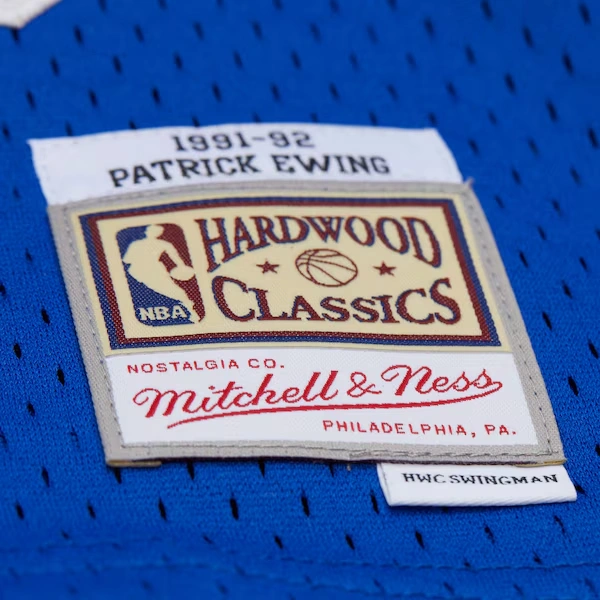Youth Patrick Ewing New York Knicks 1991-92 Blue Swingman Jersey