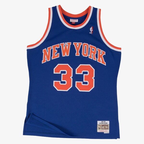 Patrick Ewing New York Knicks 1991-92 Blue Swingman Player Jersey