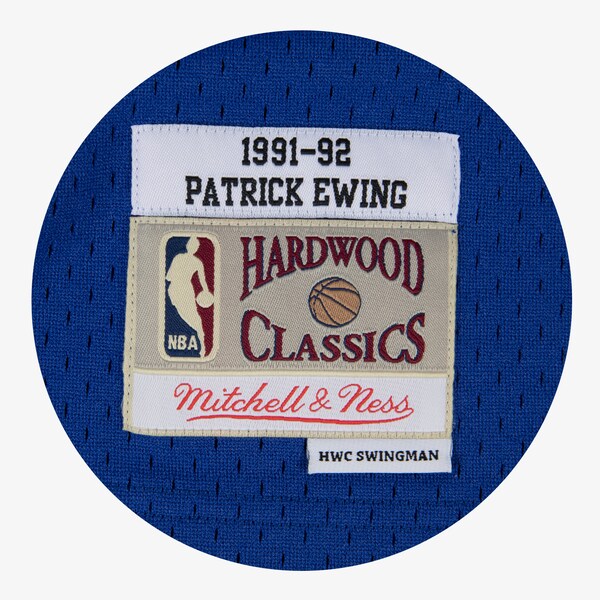 Patrick Ewing New York Knicks 1991-92 Blue Swingman Player Jersey