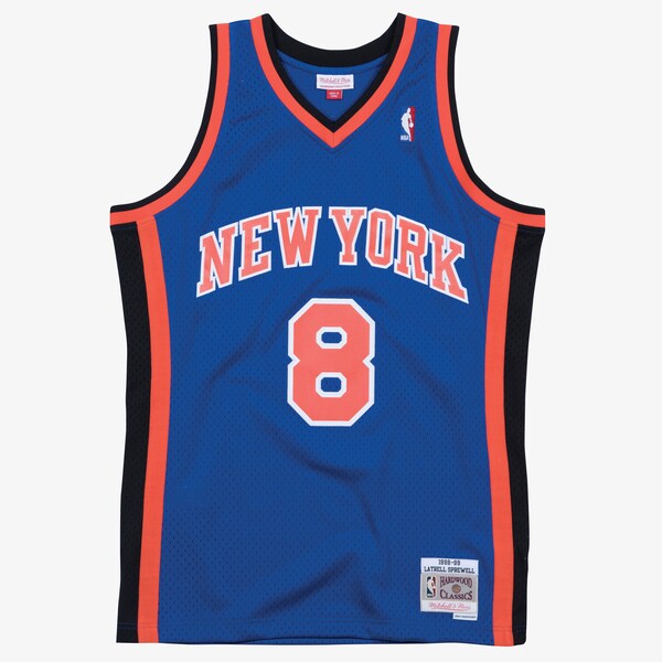 Latrell Sprewell New York Knicks 1998-99 Blue Swingman Player Jersey