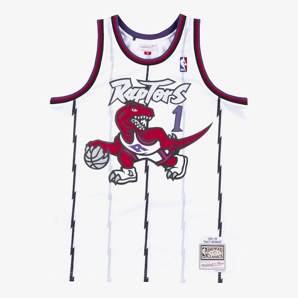 Tracy McGrady Toronto Raptors 1998-99 White Swingman Player Jersey