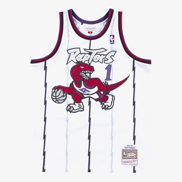 Tracy McGrady Toronto Raptors 1998-99 White Swingman Player Jersey