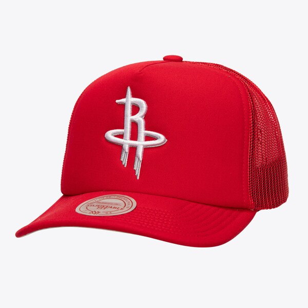 Houston Rockets Red Core Evergreen Trucker Adjustable Hat
