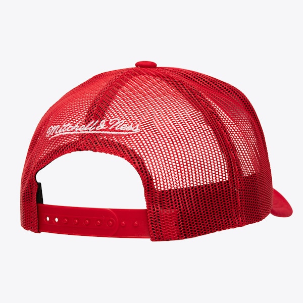 Houston Rockets Red Core Evergreen Trucker Adjustable Hat 3 Houston Rockets Red Core Evergreen Trucker Adjustable Hat