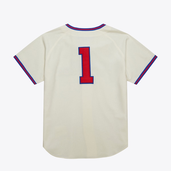 Richie Ashburn Philadelphia Phillies 1948 Cream Authentic Jersey