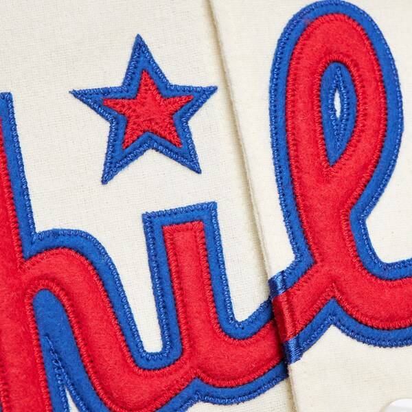 Richie Ashburn Philadelphia Phillies 1948 Cream Authentic Jersey