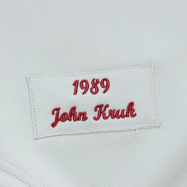 John Kruk Philadelphia Phillies 1989 Gray Authentic Road Jersey