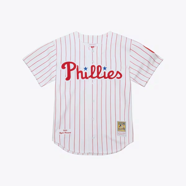 Ryan Howard Philadelphia Phillies White 2005 Authentic Jersey