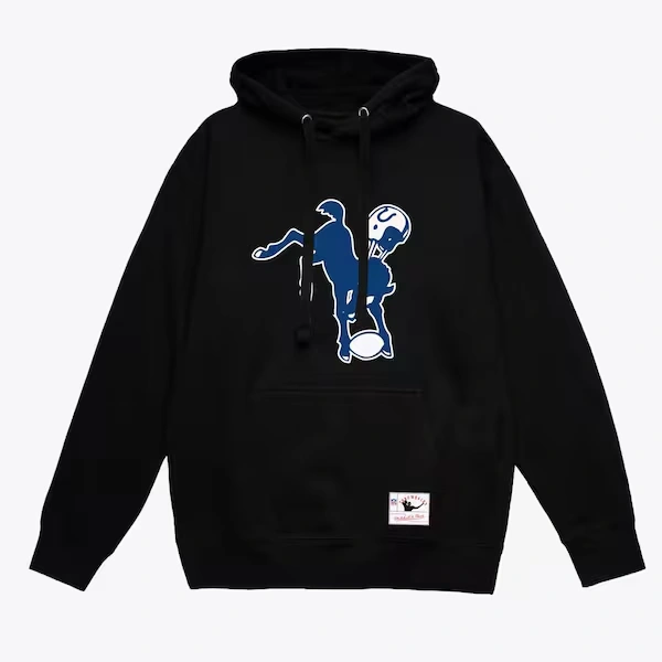 Indianapolis Colts Black Basic Logo Pullover Hoodie