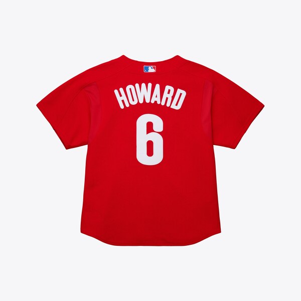 Ryan Howard Philadelphia Phillies Red Mitchell & Ness Batting Practice Jersey