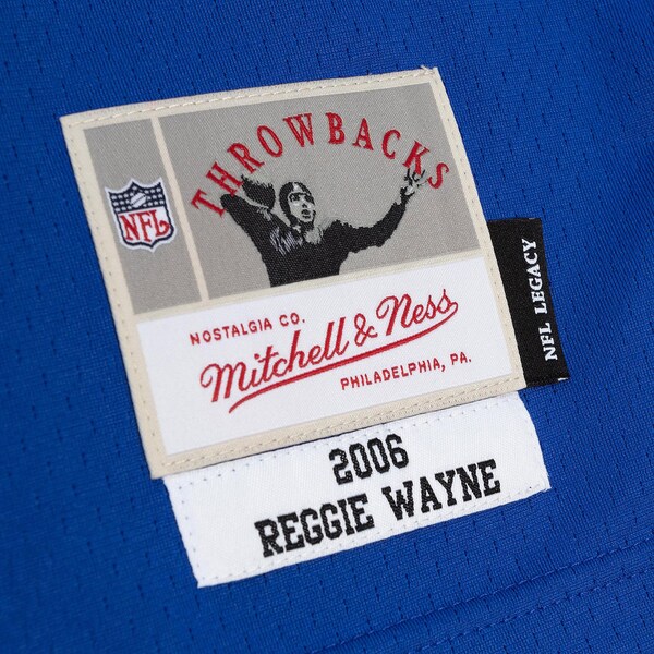 Reggie Wayne Indianapolis Colts Royal 2006 Legacy Jersey 5 Reggie Wayne Indianapolis Colts Royal 2006 Legacy Jersey