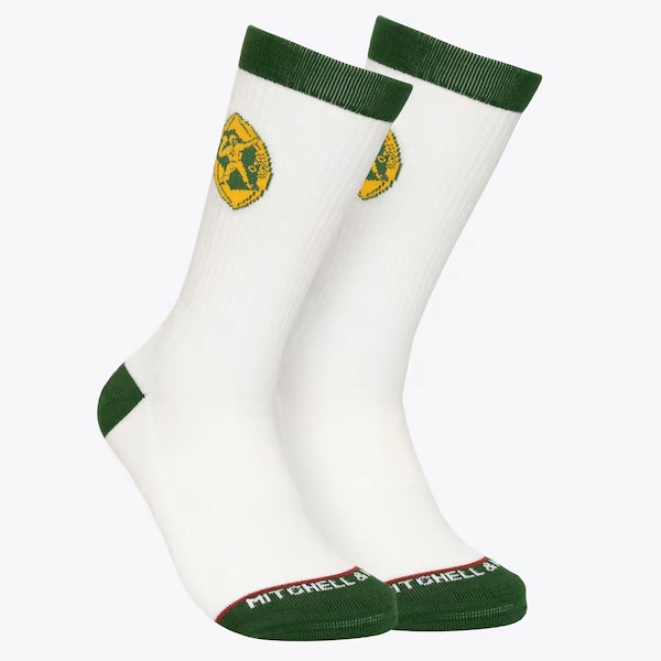 Green Bay Packers White Touchback Crew Socks