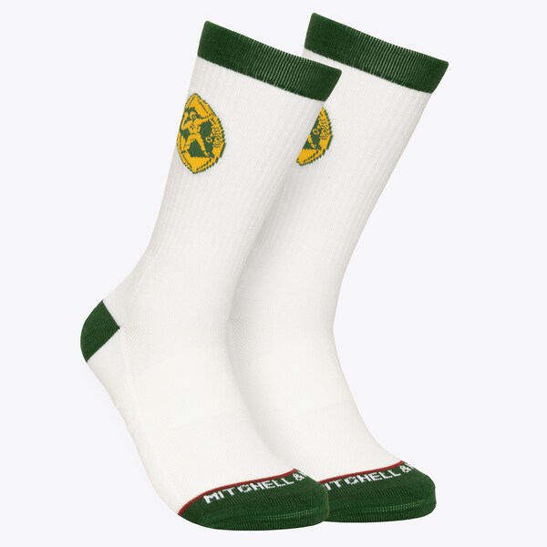 Green Bay Packers White Touchback Crew Socks