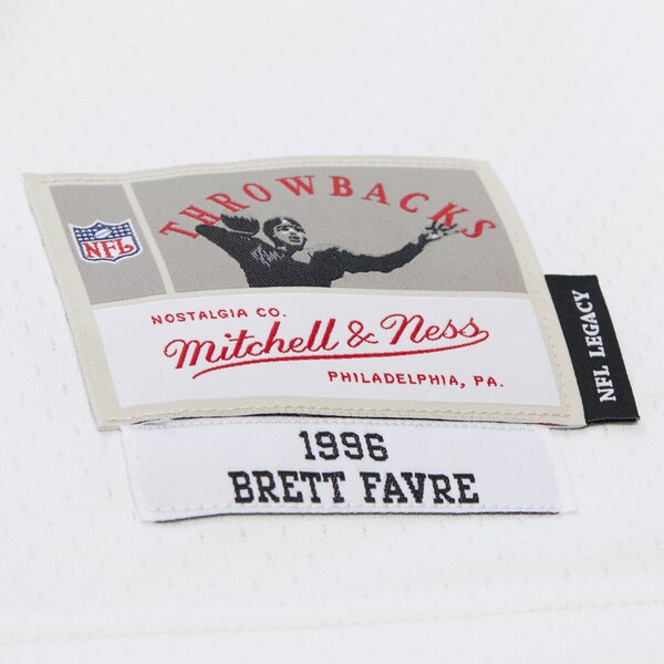 Brett Favre Green Bay Packers 1996 White Legacy Jersey