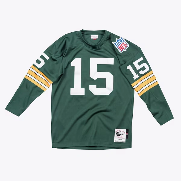 Men's Bart Starr Green Green Bay Packers 1969 Authentic Player Jersey