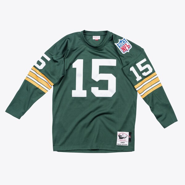 Men's Bart Starr Green Green Bay Packers 1969 Authentic Player Jersey