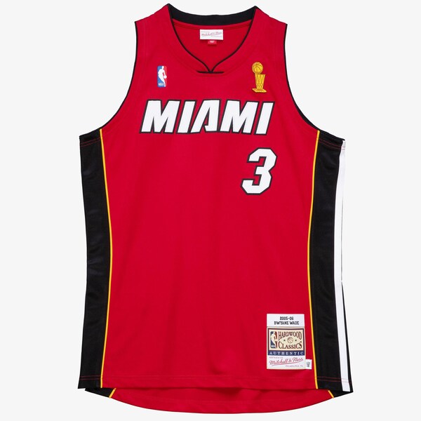 Dwyane Wade Miami Heat 2005-06 Red Authentic Player Jersey