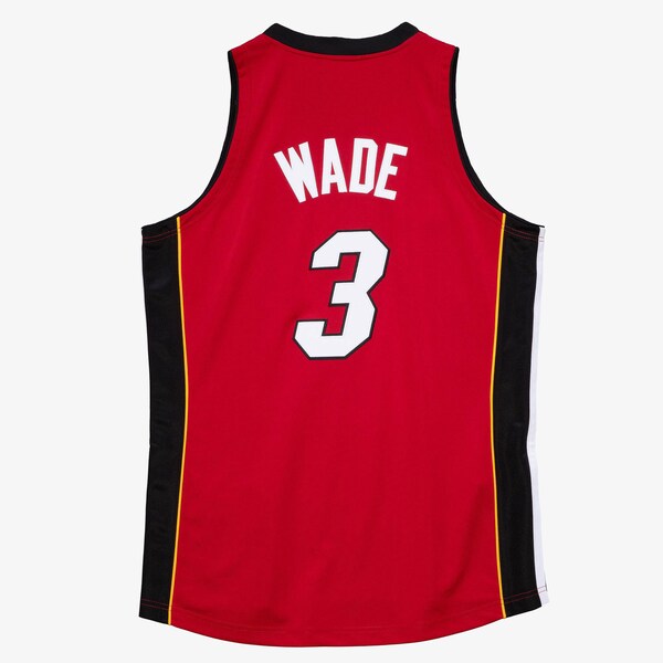 Dwyane Wade Miami Heat 2005-06 Red Authentic Player Jersey 3 Dwyane Wade Miami Heat 2005-06 Red Authentic Player Jersey