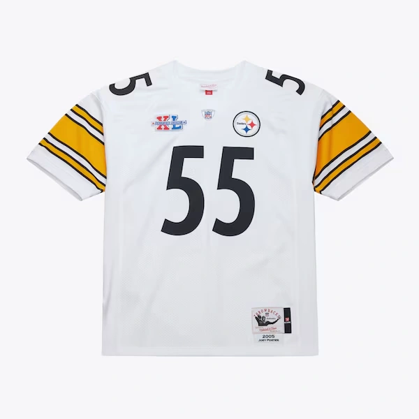 Joey Porter Pittsburgh Steelers 2005 White Authentic Jersey