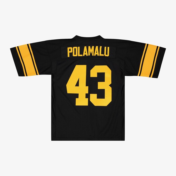 Troy Polamalu Pittsburgh Steelers Black 2008 Legacy Player Jersey 3 Troy Polamalu Pittsburgh Steelers Black 2008 Legacy Player Jersey