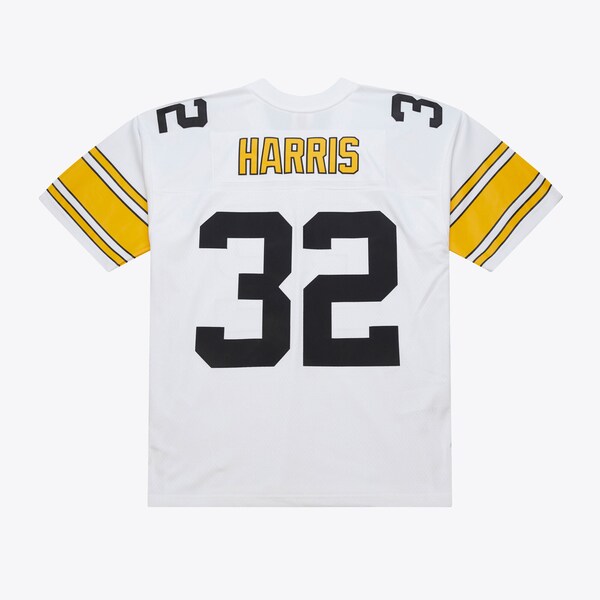 Franco Harris Pittsburgh Steelers 1976 White Legacy Jersey 3 Franco Harris Pittsburgh Steelers 1976 White Legacy Jersey