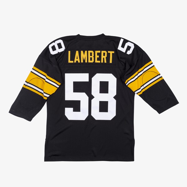 Jack Lambert Pittsburgh Steelers 1975 Black Authentic Jersey 3 Jack Lambert Pittsburgh Steelers 1975 Black Authentic Jersey