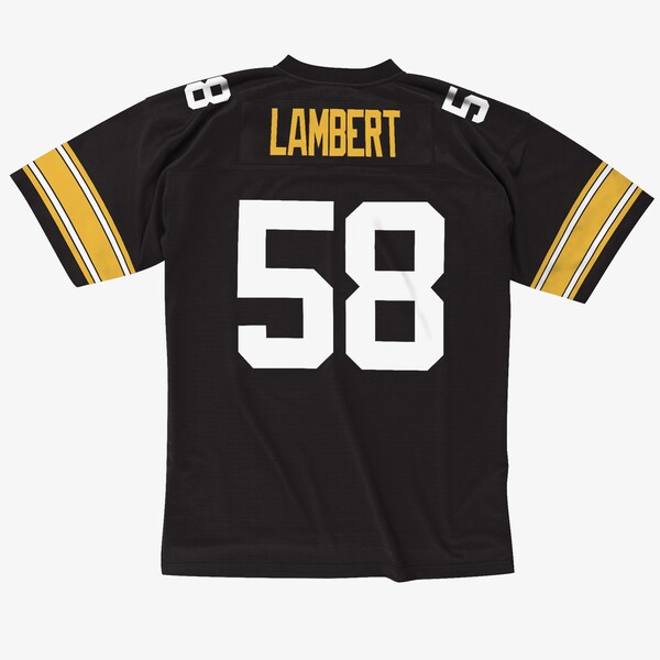 Jack Lambert Pittsburgh Steelers 1976 Black Legacy Player Jersey 3 Jack Lambert Pittsburgh Steelers 1976 Black Legacy Player Jersey
