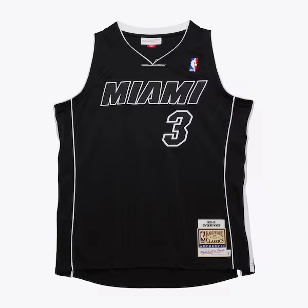 Dwyane Wade Miami Heat 2011-12 Black Alternate Authentic Jersey