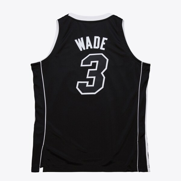 Dwyane Wade Miami Heat 2011-12 Black Alternate Authentic Jersey 3 Dwyane Wade Miami Heat 2011-12 Black Alternate Authentic Jersey