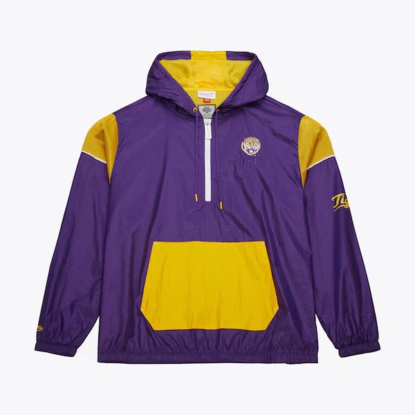 LSU Tigers Purple Team OG 3.0 Anorak Vintage Half-Zip Jacket