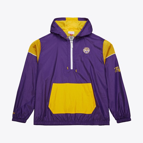 LSU Tigers Purple Team OG 3.0 Anorak Vintage Half-Zip Jacket