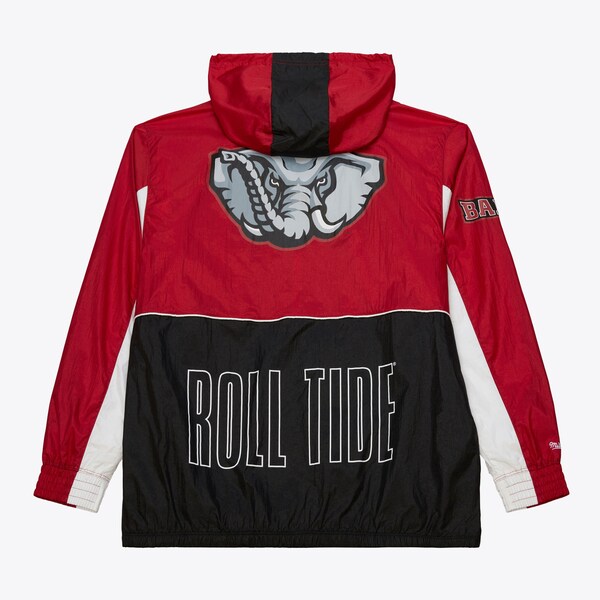 Alabama Crimson Tide Black Big Shot Premium Windbreaker Full-Zip Jacket 3 Alabama Crimson Tide Black Big Shot Premium Windbreaker Full-Zip Jacket