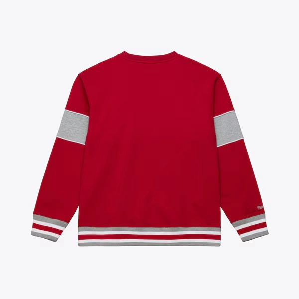 Alabama Crimson Tide Crimson/Heather Gray Fleece Crewneck Sweatshirt