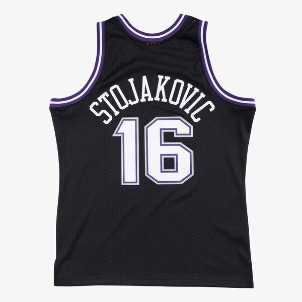 Peja Stojakovic Sacramento Kings 2001-02 Black Swingman Player Jersey