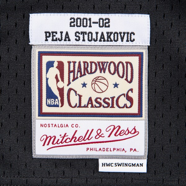 Peja Stojakovic Sacramento Kings 2001-02 Black Swingman Player Jersey