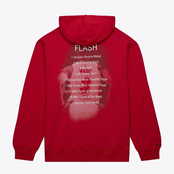 Dwyane Wade Miami Heat Red Flash Pullover Hoodie 3 Dwyane Wade Miami Heat Red Flash Pullover Hoodie