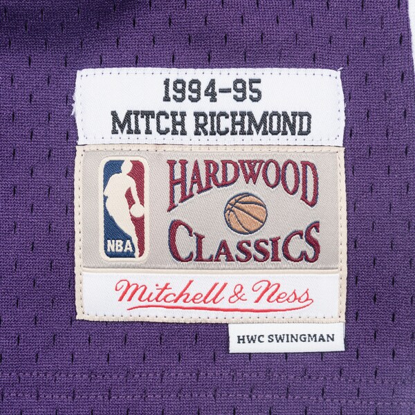 Mitch Richmond Sacramento Kings 1994-95 Purple Swingman Player Jersey