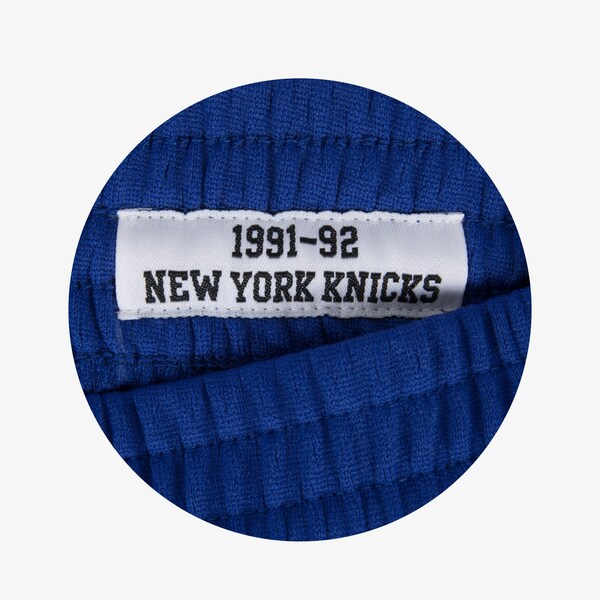 New York Knicks 1991-92 Blue Swingman Basketball Shorts