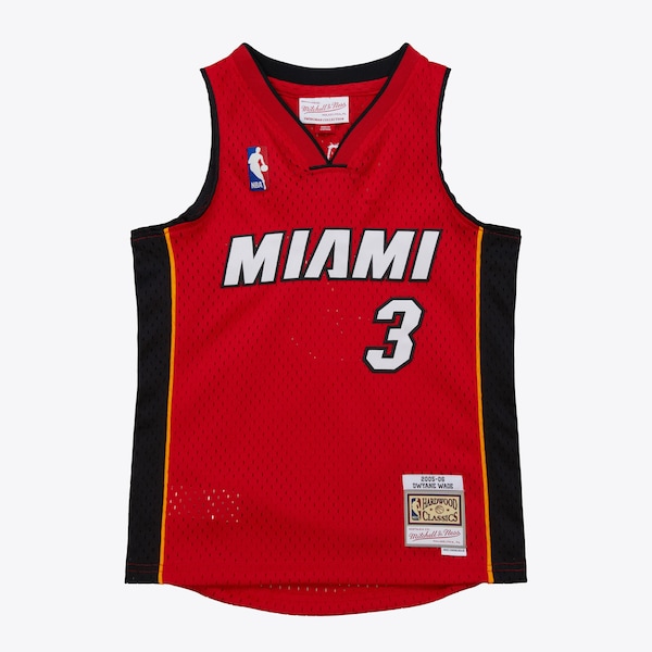 Youth Dwyane Wade Red Miami Heat 2005-06 Swingman Jersey