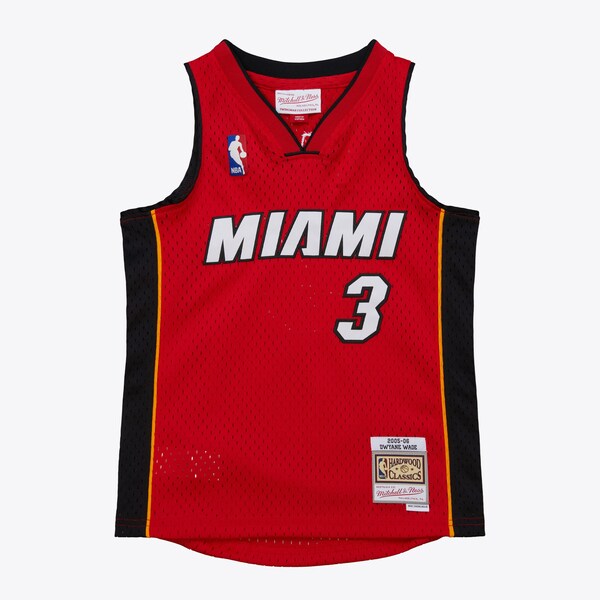 Youth Dwyane Wade Red Miami Heat 2005-06 Swingman Jersey