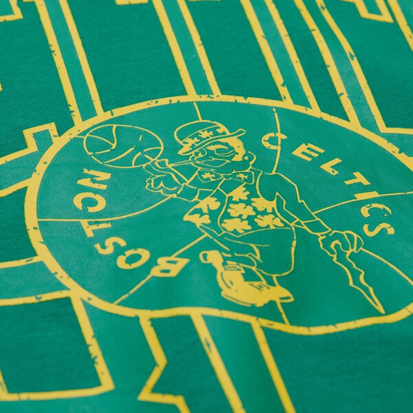 Boston Celtics Kelly Green Split 3 Pullover Sweatshirt