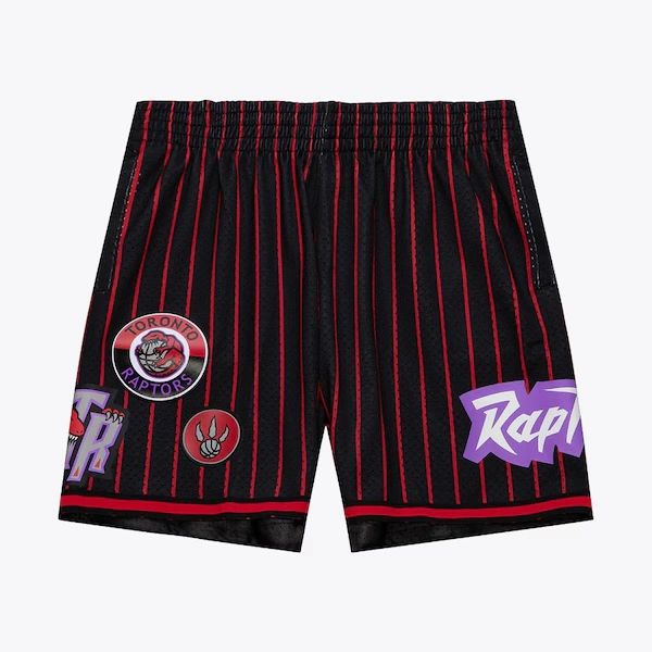 Toronto Raptors Black City Mesh Shorts
