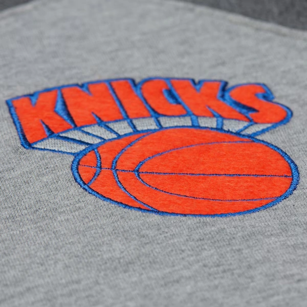 New York Knicks Heather Gray Legacy Vintage Long Sleeve T-Shirt