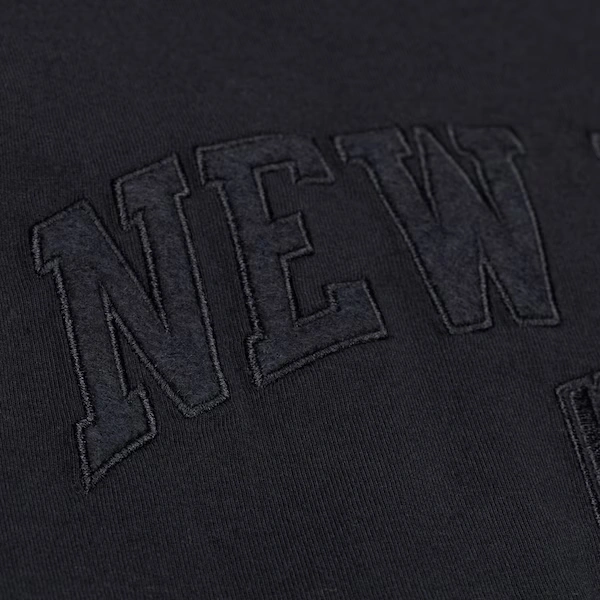 Women's New York Knicks Black Phantom Cropped T-Shirt