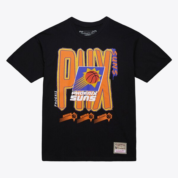 Phoenix Suns Black Hardwood Classics Retro City T-Shirt