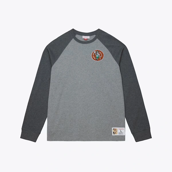 Boston Celtics Heather Gray Legacy Vintage Long Sleeve T-Shirt